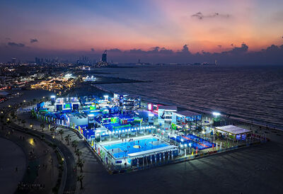 Dubai fitness challenge village kite beach